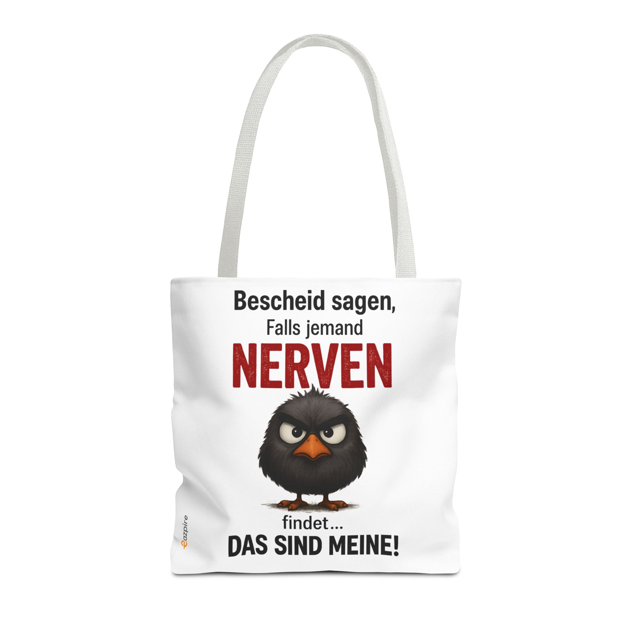 Bold Angry Bird Humor - Tote Bag