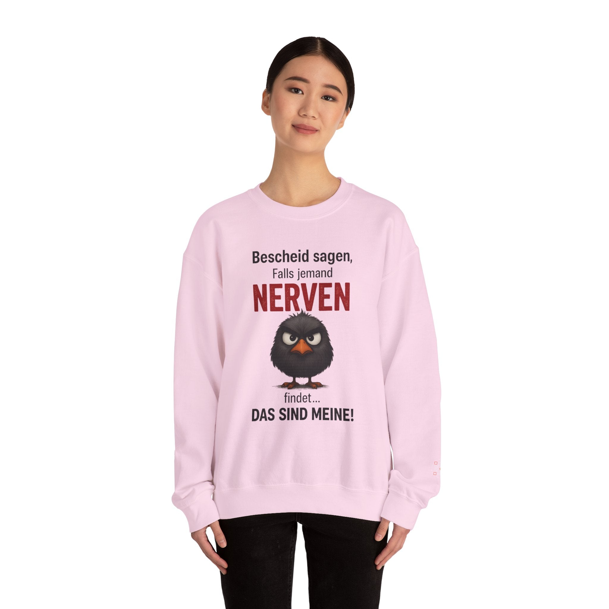 Bold Angry Bird Humor - Unisex Crewneck Sweatshirt