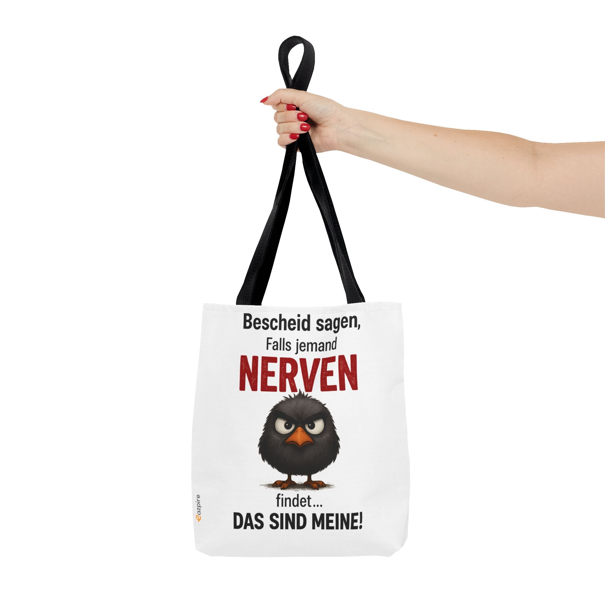 Bold Angry Bird Humor - Tote Bag
