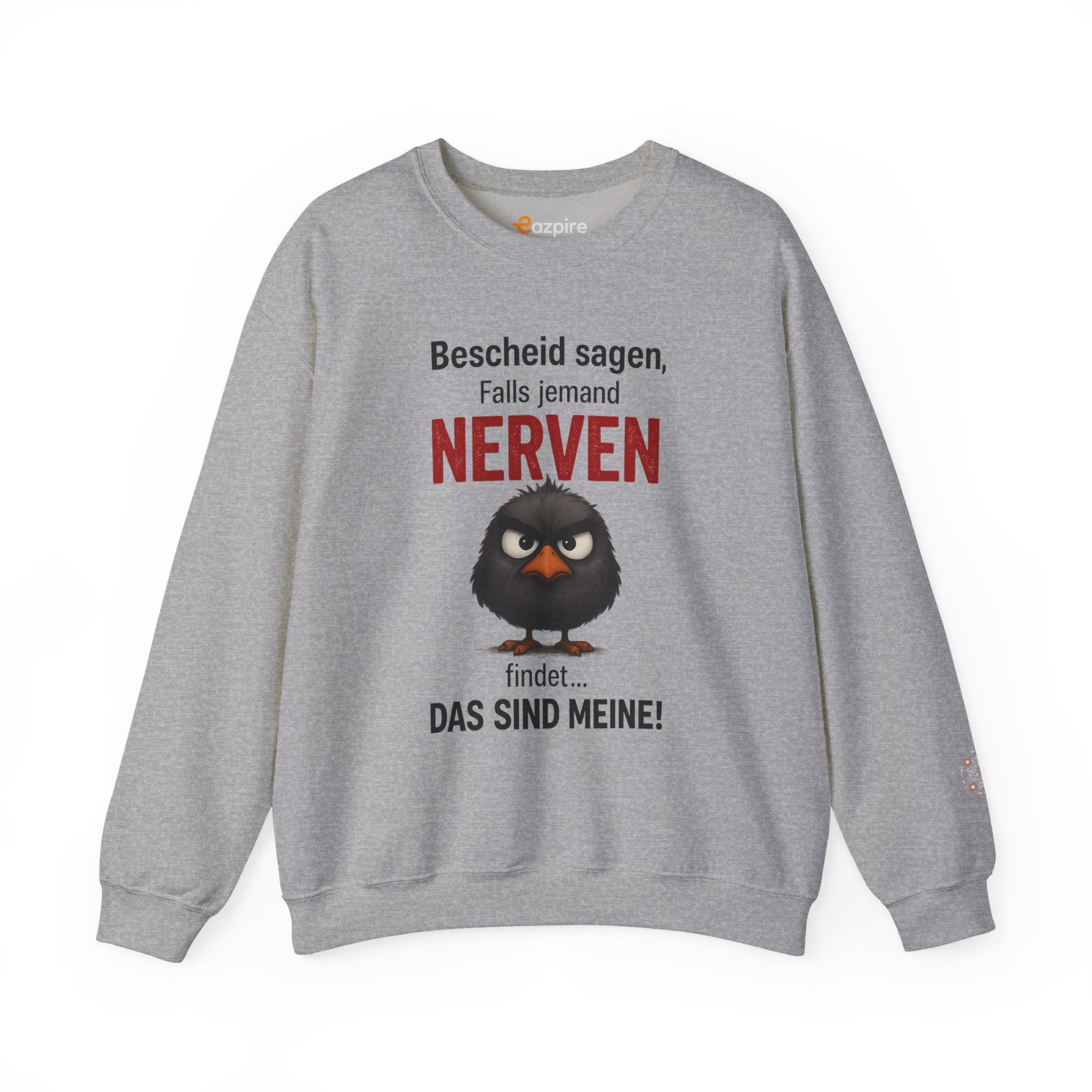 Bold Angry Bird Humor - Unisex Crewneck Sweatshirt