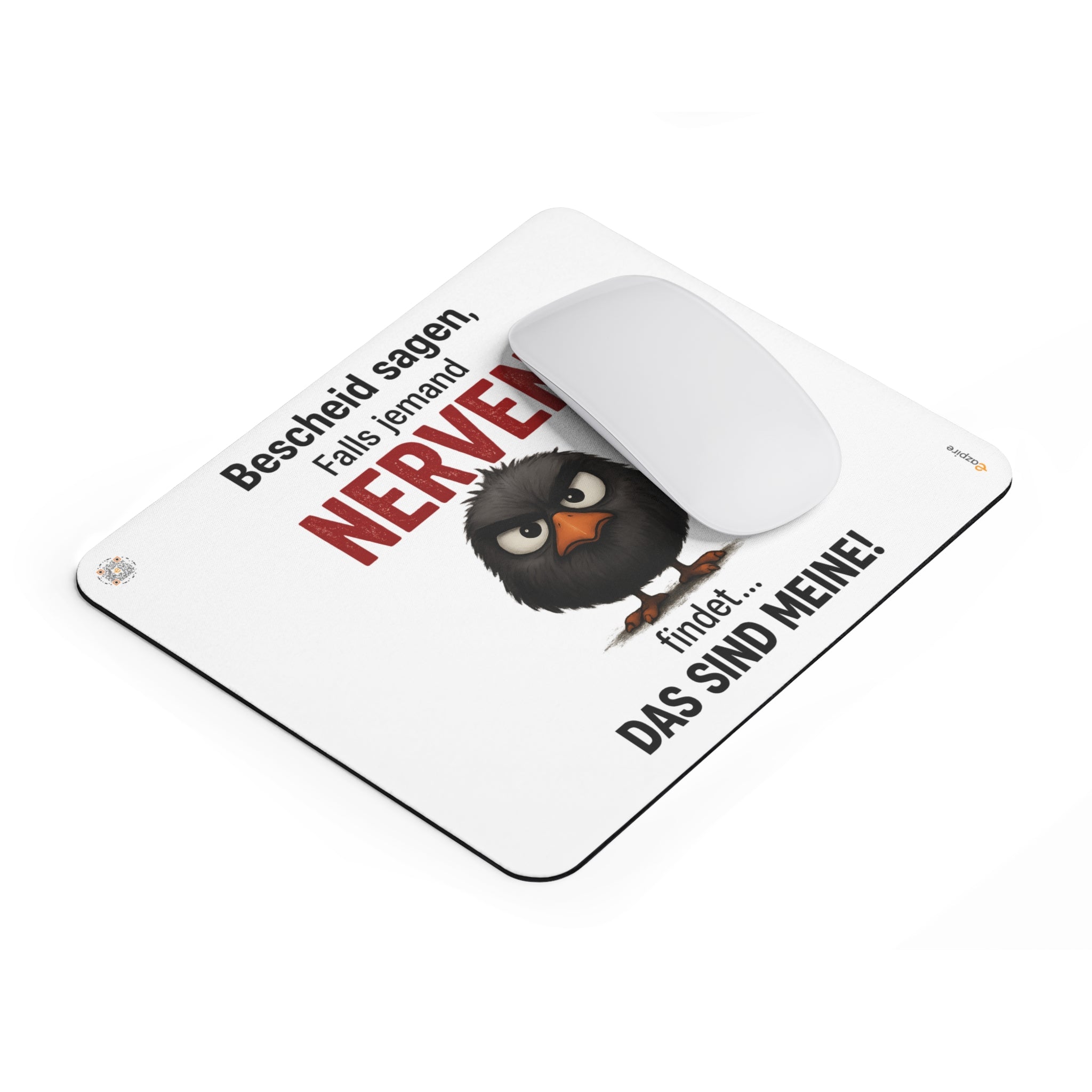 Bold Angry Bird Humor - Mouse Pad