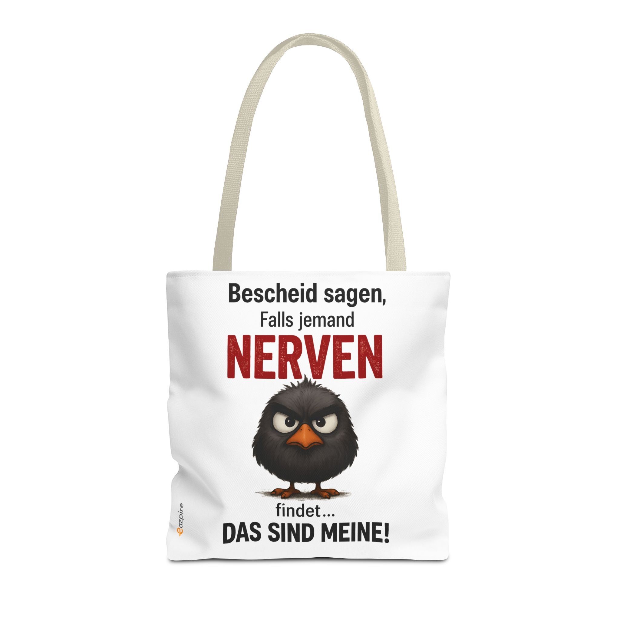 Bold Angry Bird Humor - Tote Bag