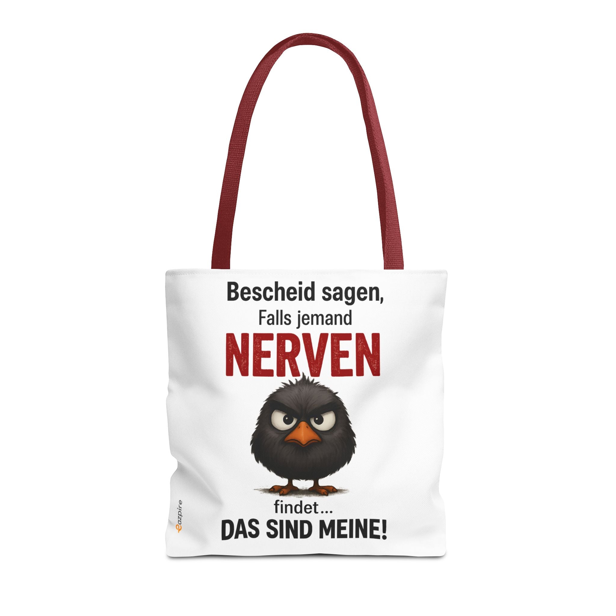 Bold Angry Bird Humor - Tote Bag