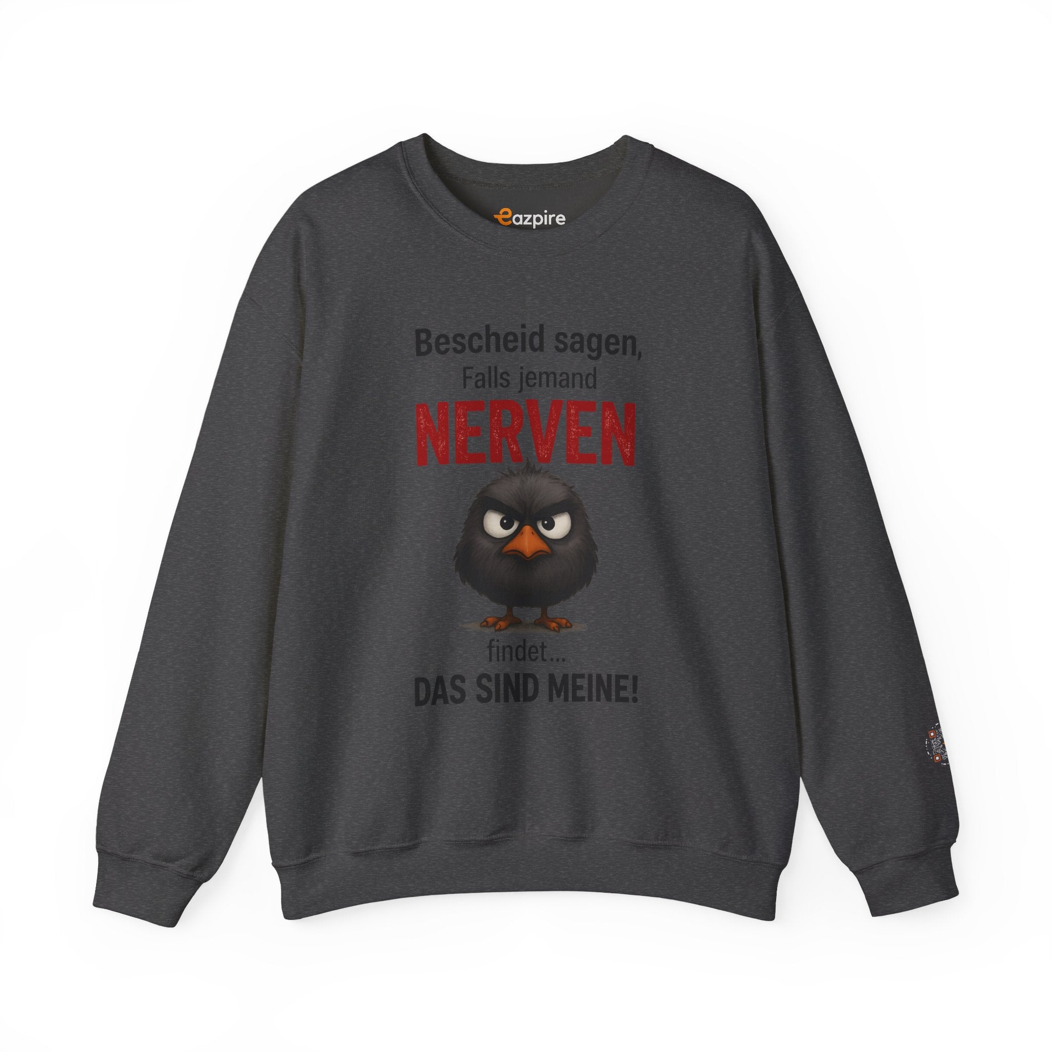 Bold Angry Bird Humor - Unisex Crewneck Sweatshirt