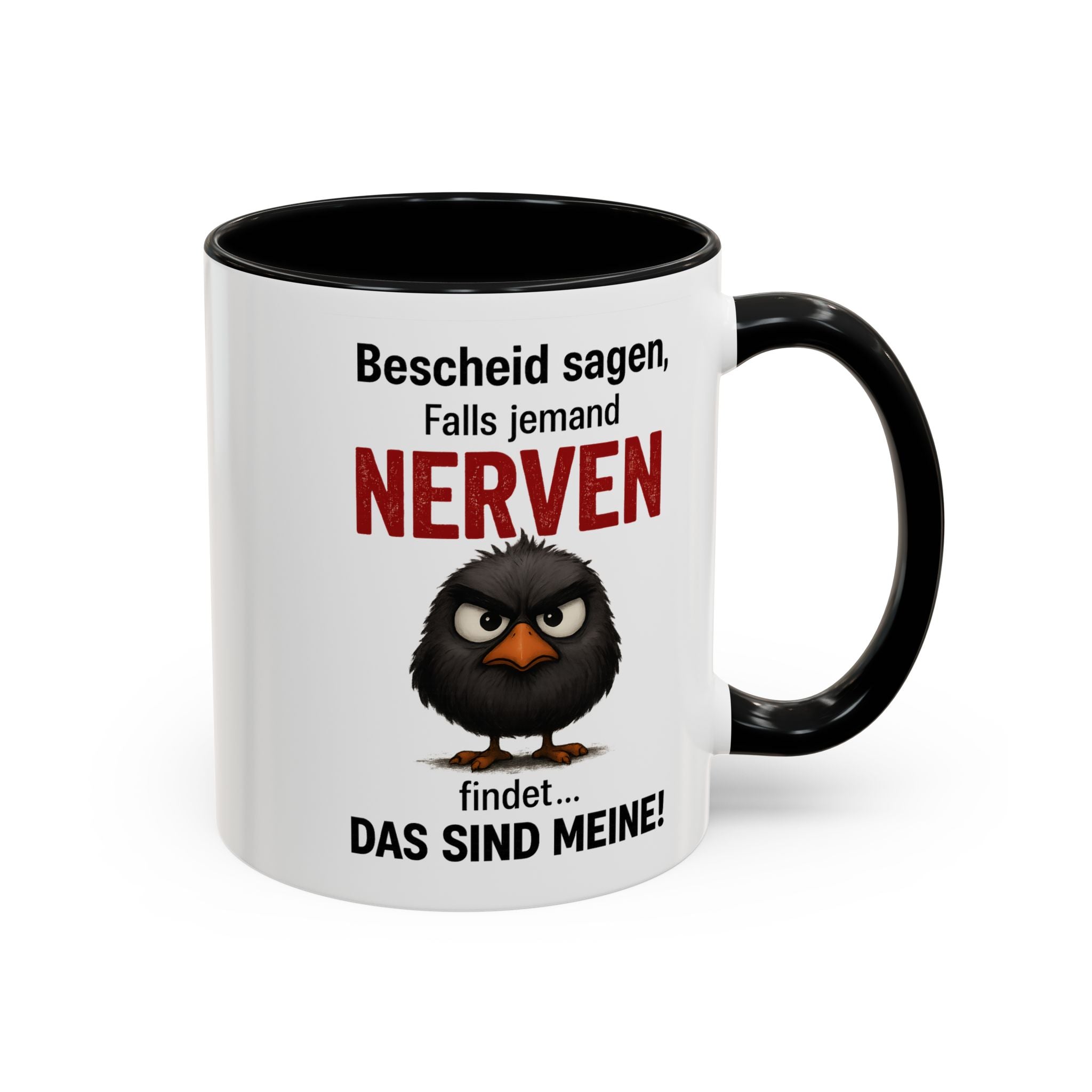 Bold Angry Bird Humor - Coffee Mug