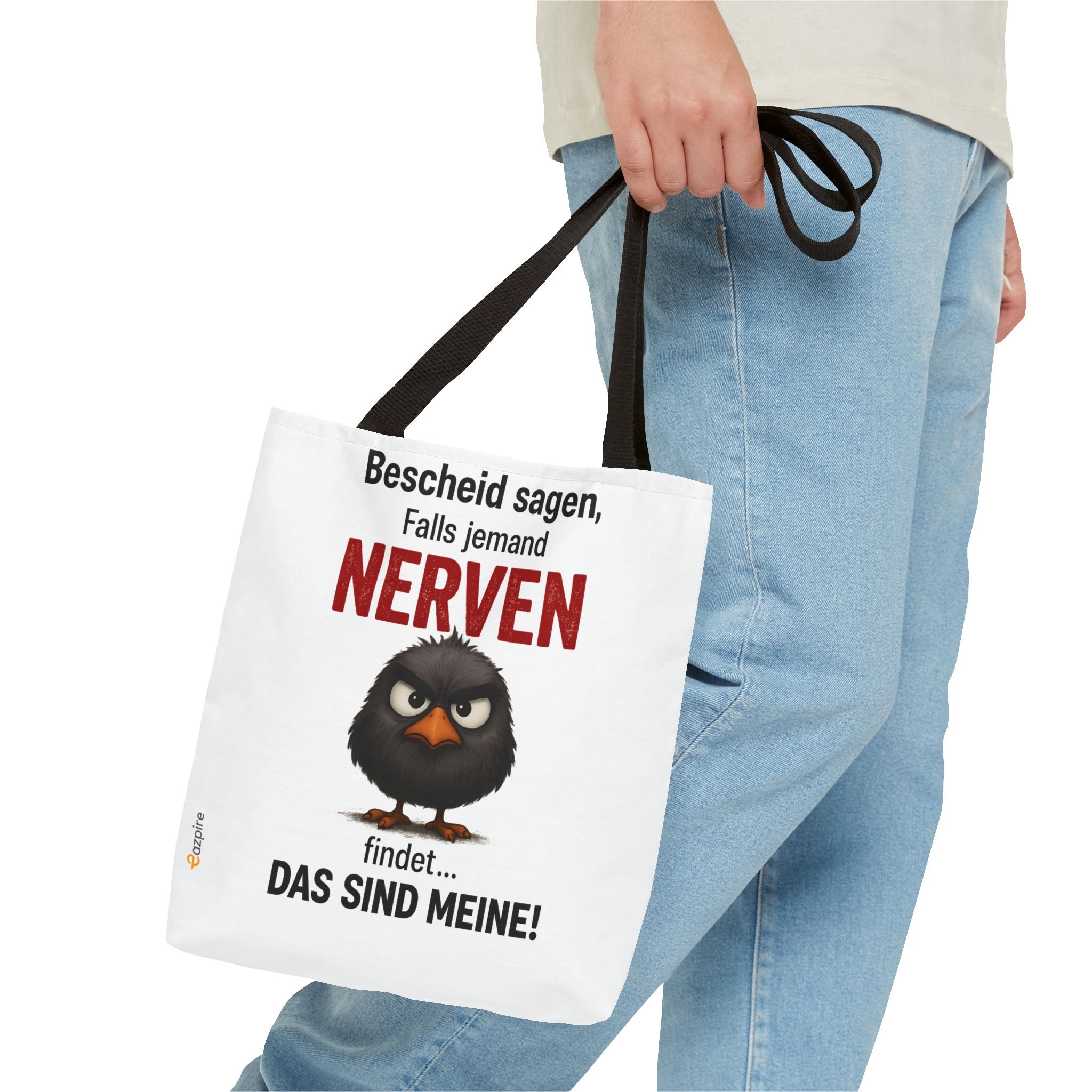 Bold Angry Bird Humor - Tote Bag