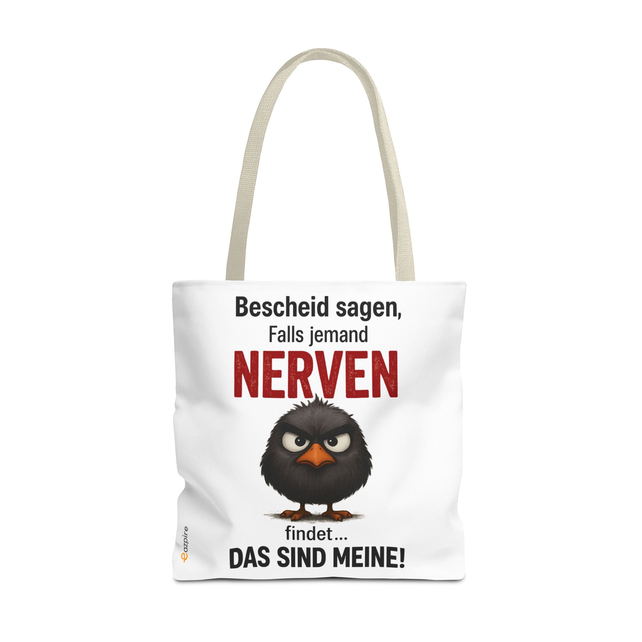 Bold Angry Bird Humor - Tote Bag