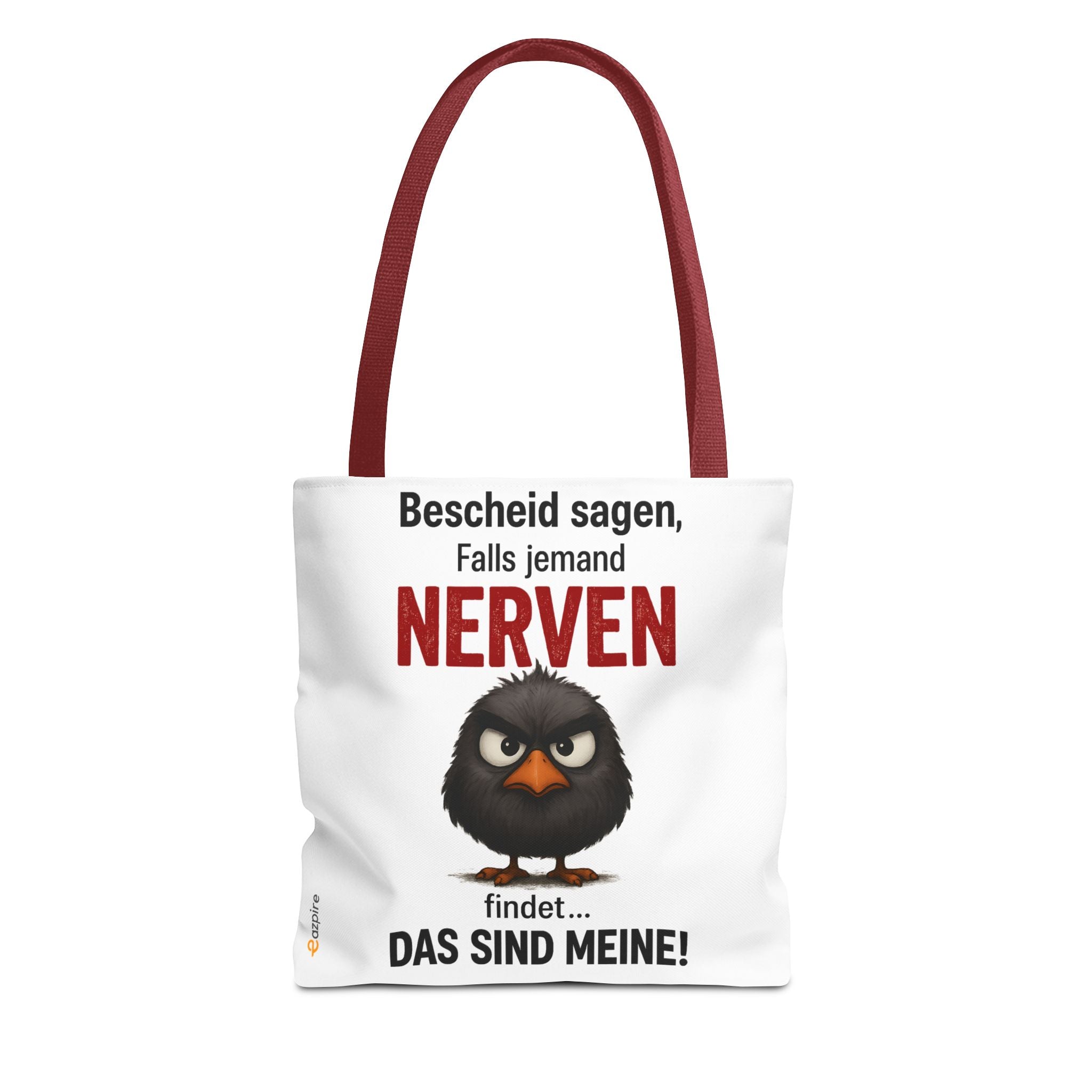 Bold Angry Bird Humor - Tote Bag