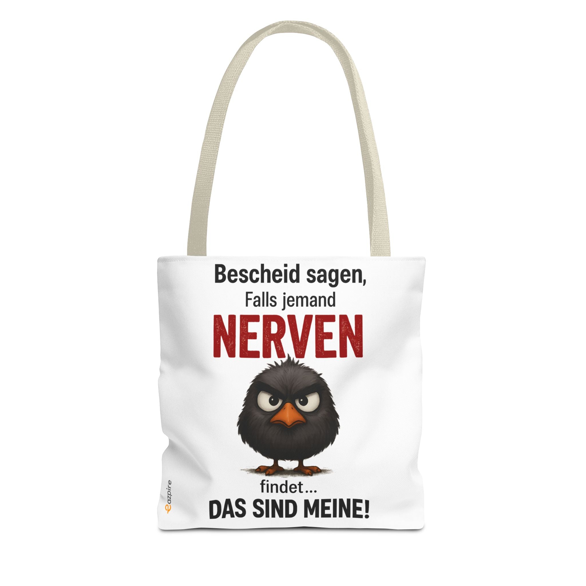 Bold Angry Bird Humor - Tote Bag