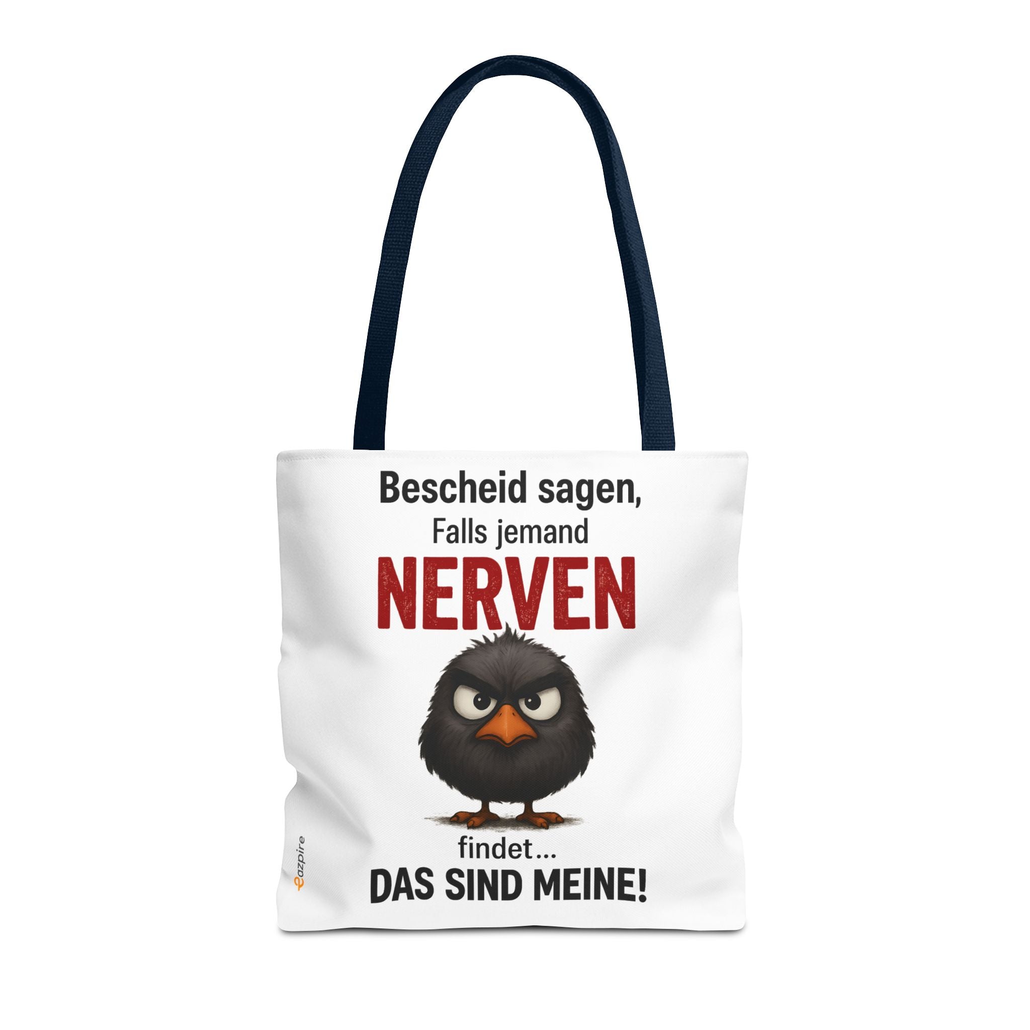 Bold Angry Bird Humor - Tote Bag
