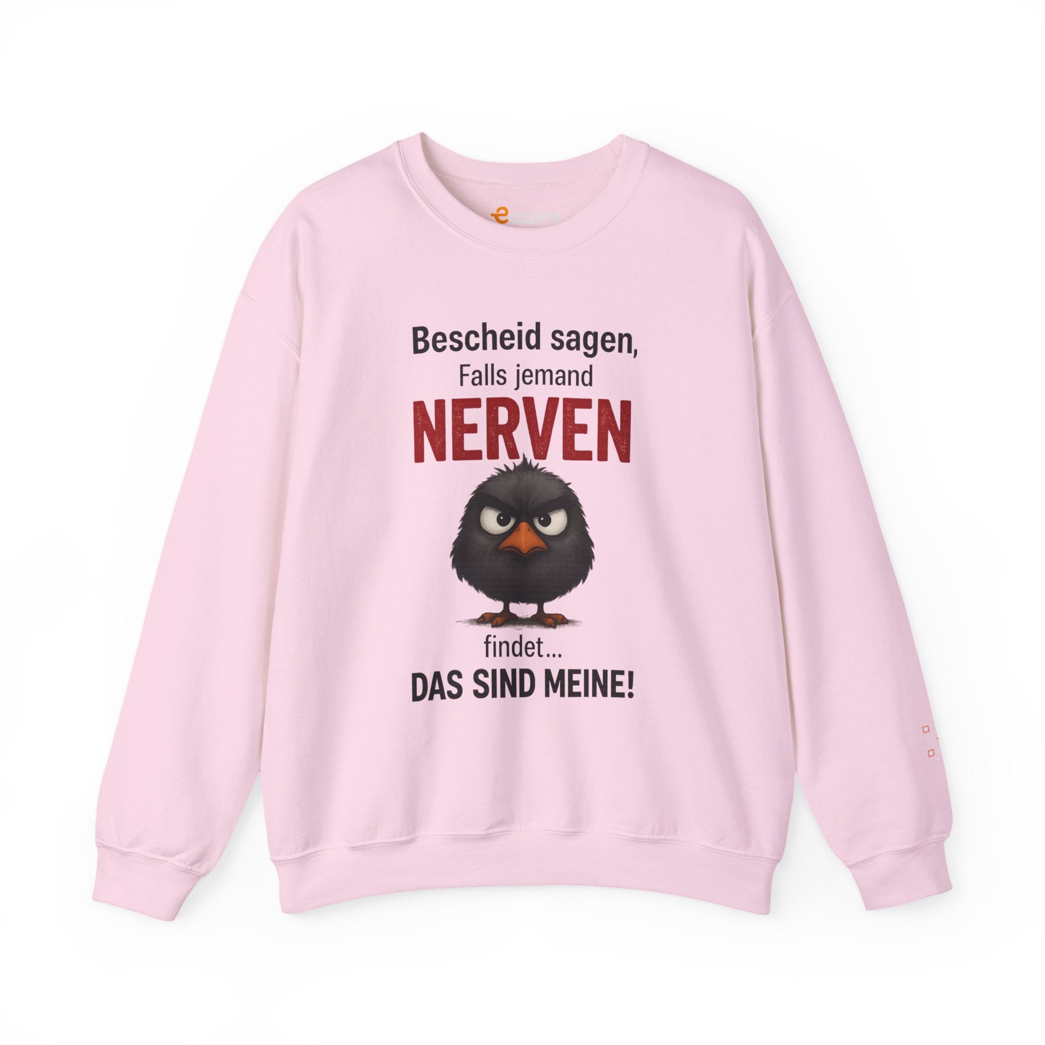 Bold Angry Bird Humor - Unisex Crewneck Sweatshirt