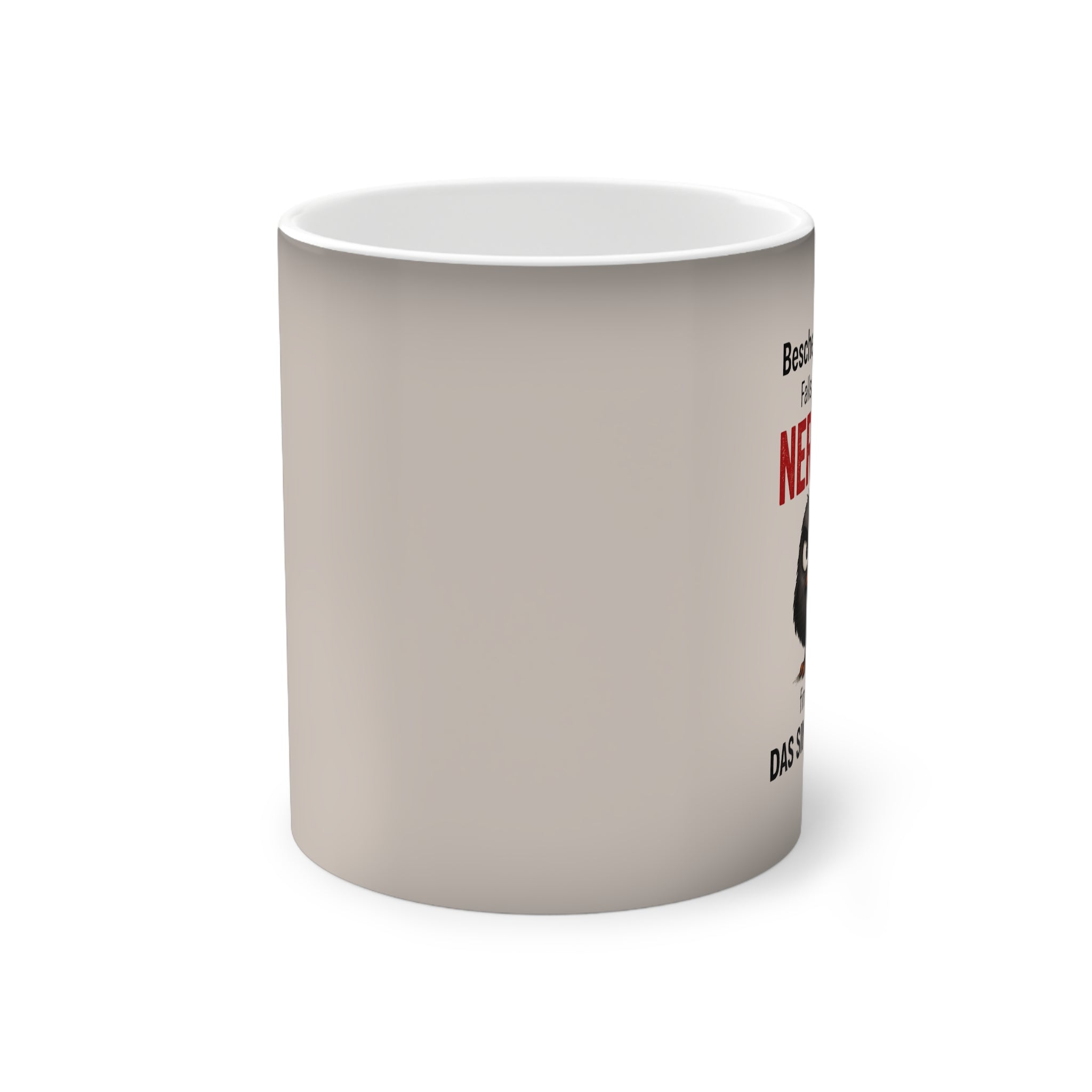 Bold Angry Bird Humor - Color Changing Mug