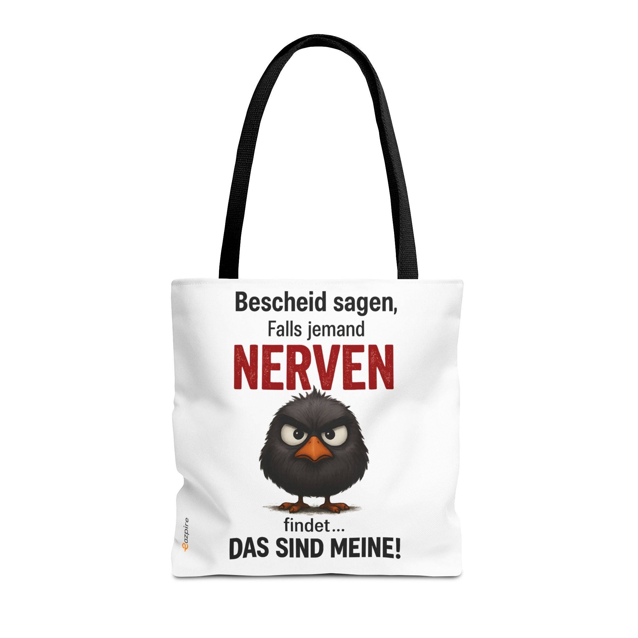 Bold Angry Bird Humor - Tote Bag